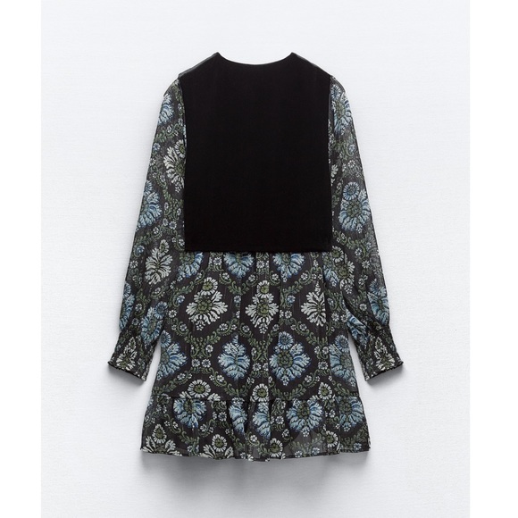 Zara PRINTED DRESS WITH VEST - Picture 3 of 8